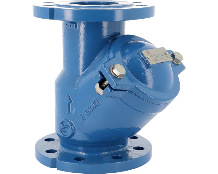 Ductile iron ball check valve 332 RF PN10 DIN F6 DN40